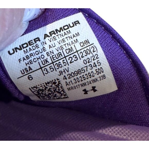Under Armour Womens Purple Slide Sandals Sisterhood is Power Size 6 - Picture 10 of 10